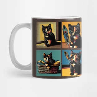 Tortoiseshell Pop Art - Cute Kitties Mug